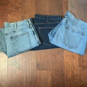 Athletic taper jeans